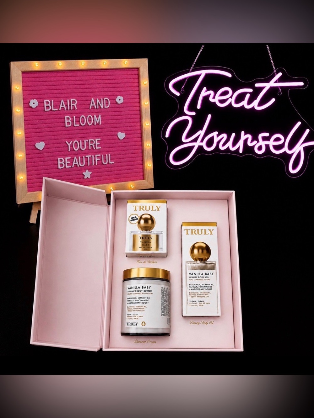 Vanilla Baby Luxury Trio-Vanilla Girl Glow Up! New in Box! MSRP $117